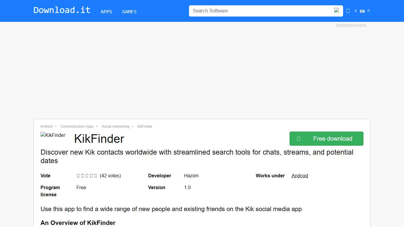 KikFinder for Android - Free download